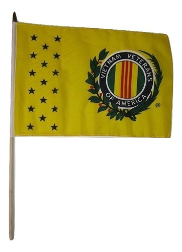 12x18 12"x18" wholesale lot of 6 vietnam veteran vet stick flag
