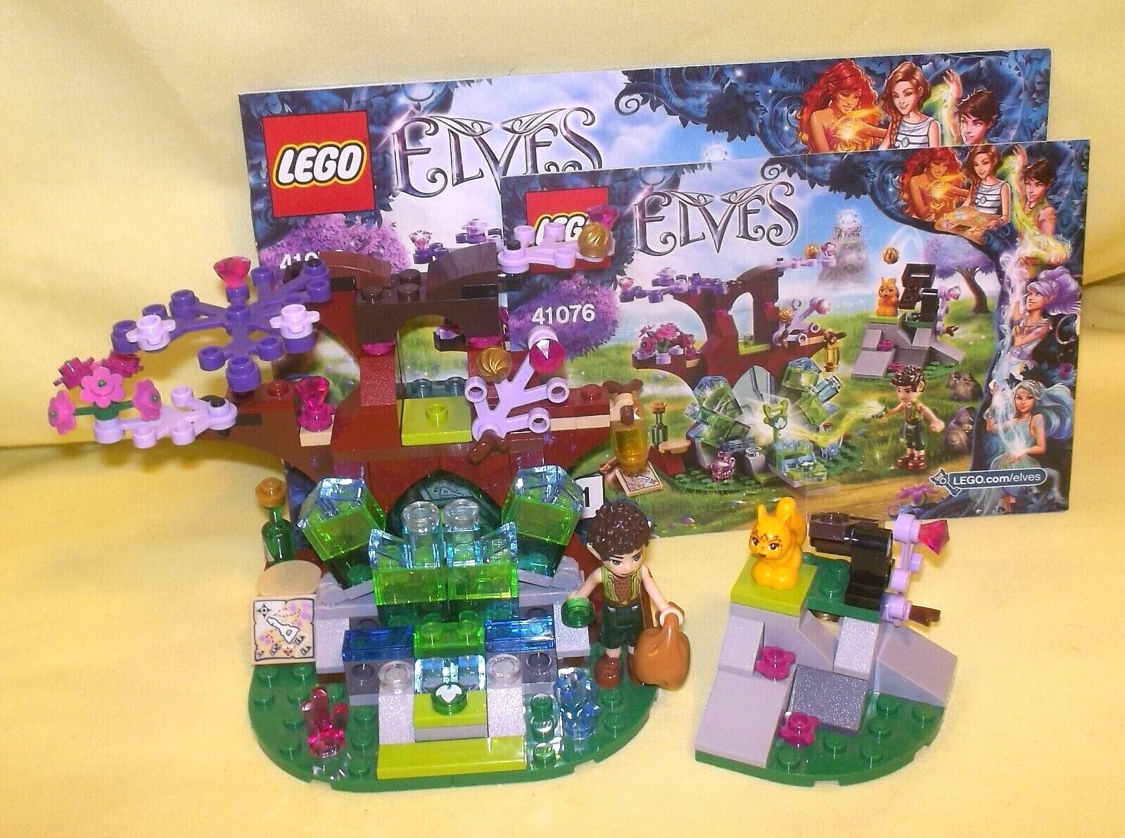 LEGO ELVES FARRAN AND THE CRYSTAL HOLLOW 41076 (A) (B)
