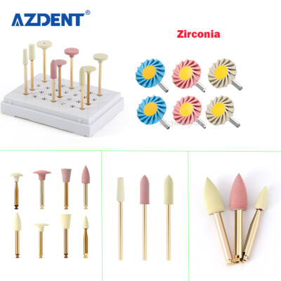 Dental Zirconia Diamond Grinding Polishing Kit HP RA Polisher for Contra Angle