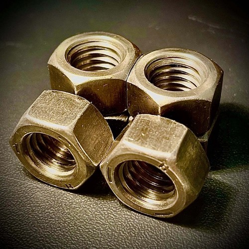 UNC Full Hex Nut Self Colour Grade 5 DIN 934 - Picture 2 of 13