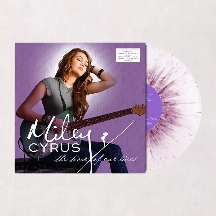 Miley Cyrus　直筆サイン入りカラーレコード Miley Cyrus 直筆サイン入りカラーレコード