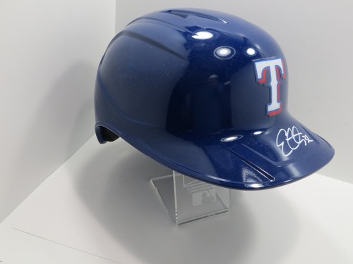 EVAN CARTER TEXAS RANGERS SIGNED Rawlings FULL SIZE BATTING HELMET JSA - Picture 2 of 9