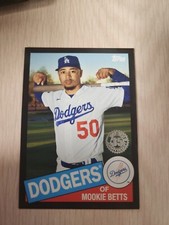 2020 Topps Update 85TB-22–MOOKIE BETTS Black /299 1985 35th Anniversary
