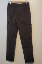 Old Navy Tech Taper Cargo Pants Boy's Size XL 14-16 Brown W/ Drawstring Closure