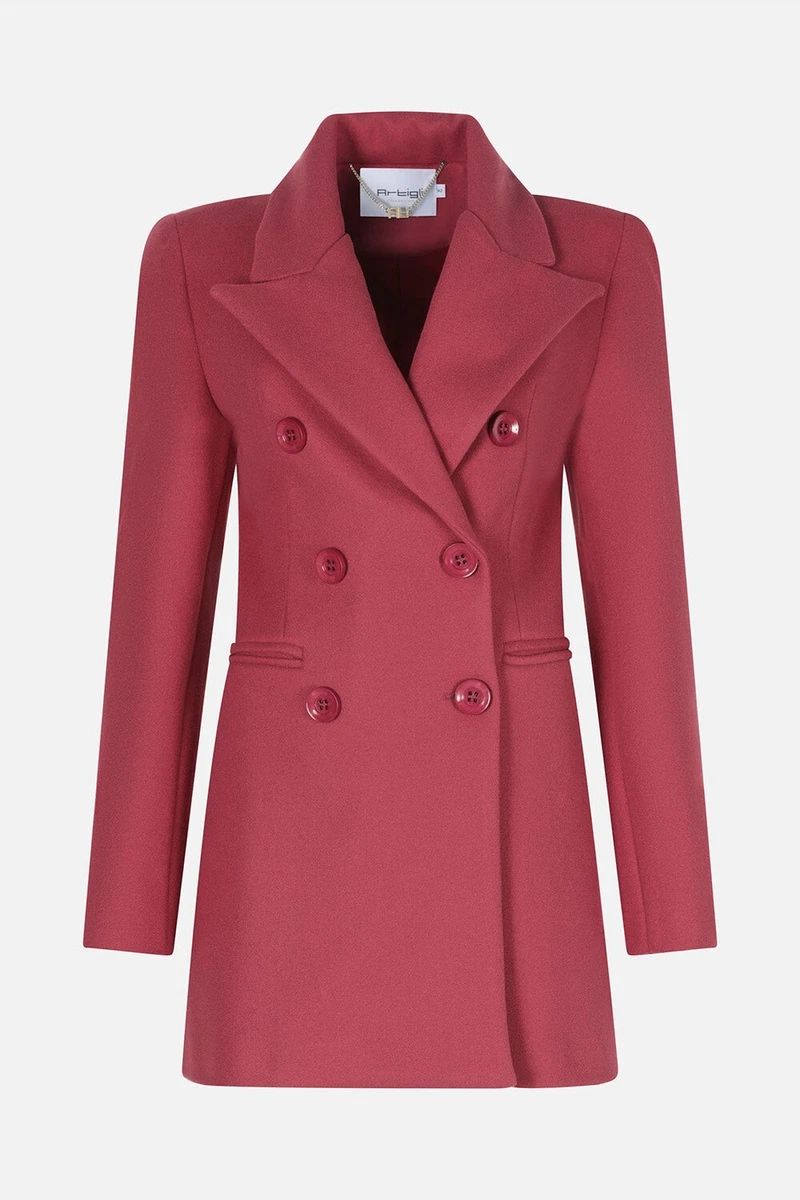 MAX MARA: Cappotto Madame in misto lana - Rosa | Cappotto Max Mara