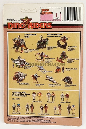 DINO RIDERS TERMITE e GUNNER GIG TYCO 1987 FIGUR NEU VERSIEGELT BOX MOC DINORIDERS - Bild 2 von 4