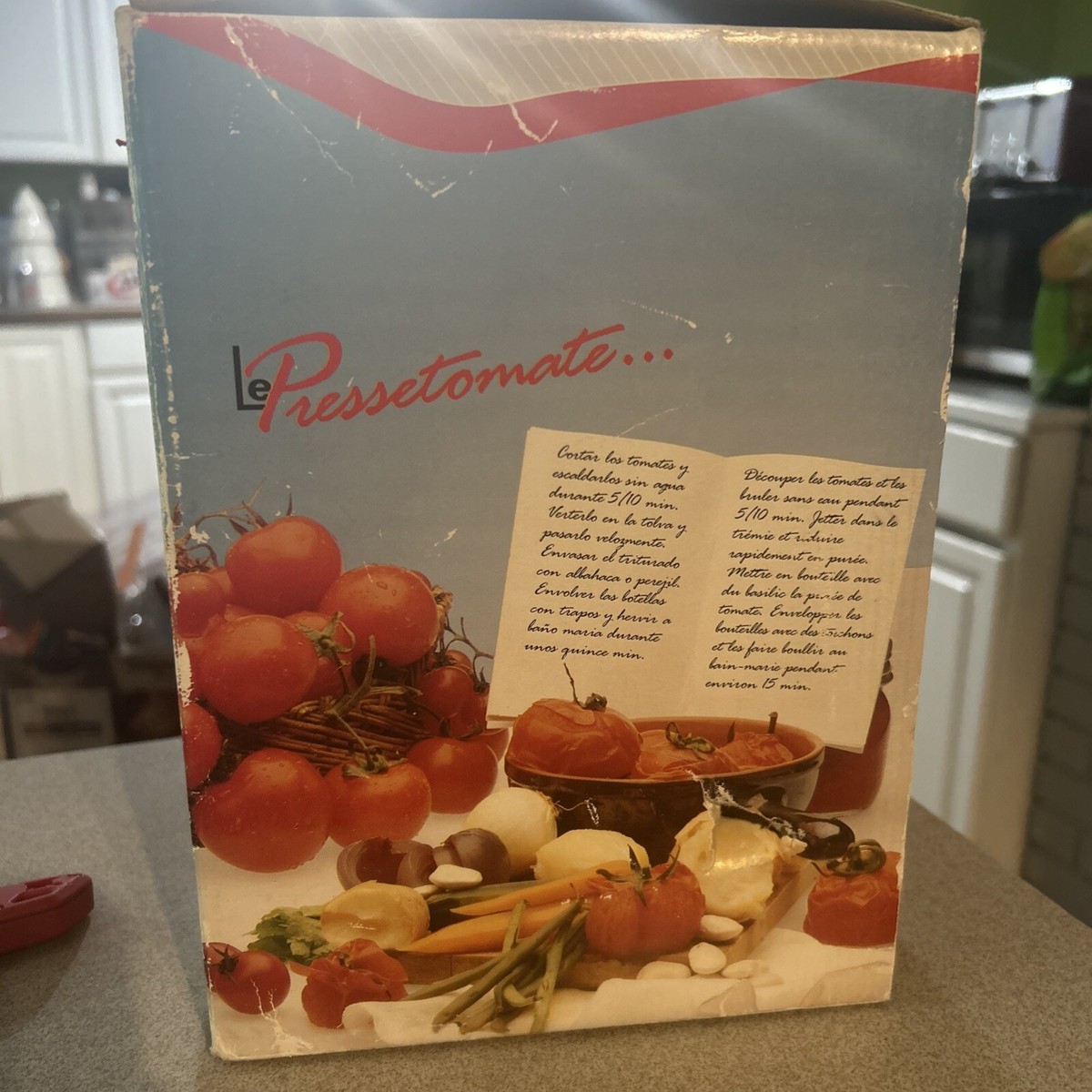 Tomato Press RIGAMONTI PASSATUTTO VELOX Made in Italy Vintage Red