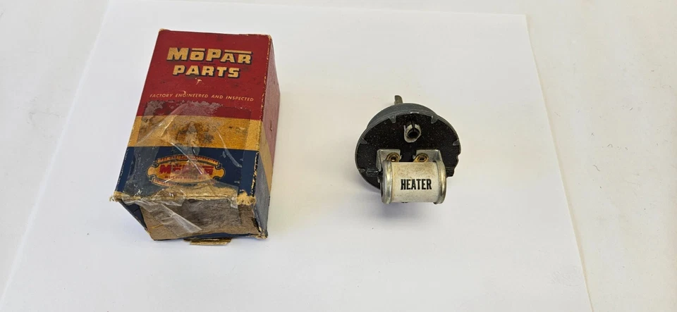 1951-1954 Dodge Plymouth DeSoto S-15 Heater Fan Blower Switch NOS 1339794. - Image 3 of 4