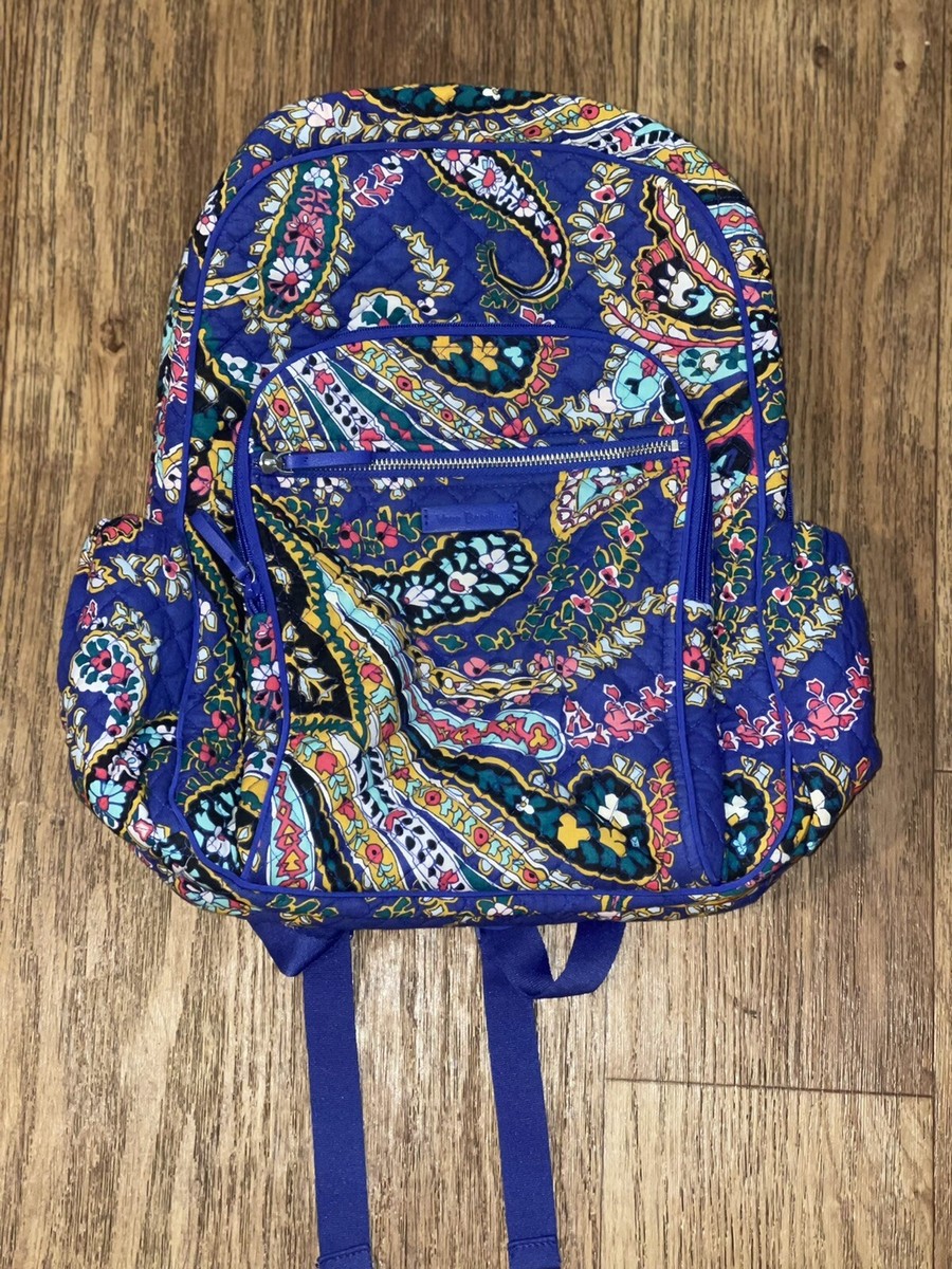 Vera Bradley Essential Large Quilted Blue Island Medallion 
