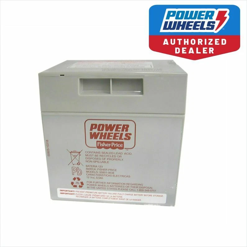 fisher price power wheels battery specs