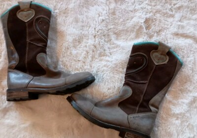 ECCO Girls Size 36 Heart Riding Boots