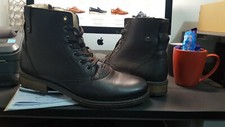 Image of Clarks Mens ** Macerate Hi Boots - Brown Lea - WarmLined ** UK 7,8,9,10,11G