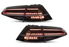 LED Rückleuchten Für VW Golf 7 VII ab 2012- Schwarz Smoke Dynamischer Blinker