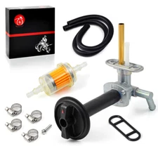 Fuel Valve Petcock & Lever Screw For Kawasaki Prairie 360 KVF360 2003-2013