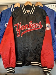 majestic new york yankees satin bomber jacket