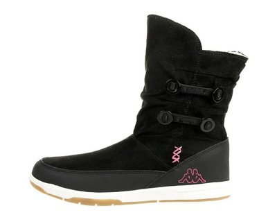 Kappa Cream Kinder Schuhe Stiefel Boots Winterschuhe 260513K (Schwarz 1122)