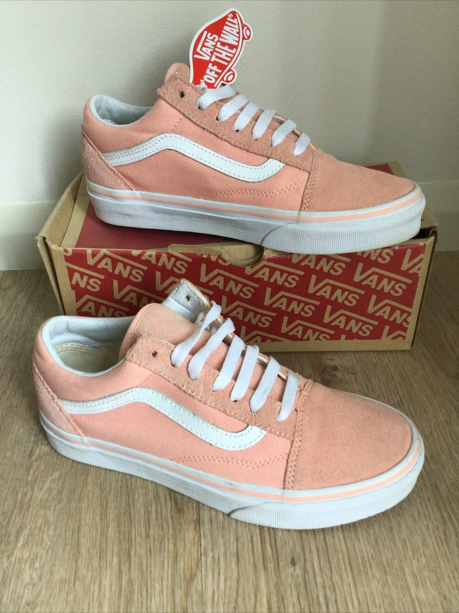Vans old shop skool peach suede