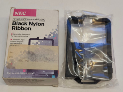 1x NEC NYLON Ribbon Black Size 676 for NEC P2 Plus, P2200, P2200XE