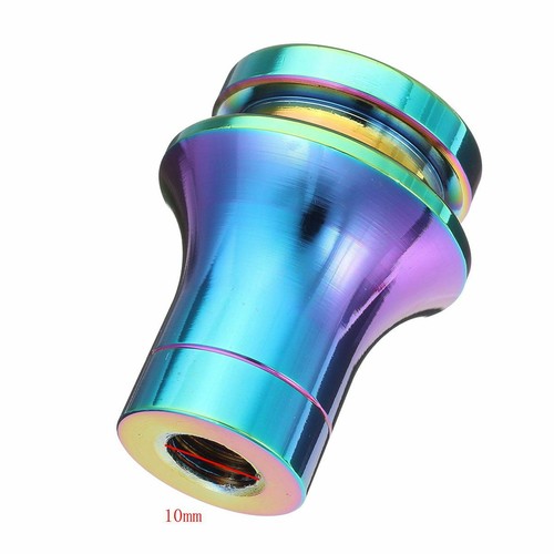 NEOCHROME SHIFT KNOB BOOT RETAINER/ADAPTER FOR MANUAL GEAR SHIFTER LEVER 10X1.25 - Picture 3 of 4