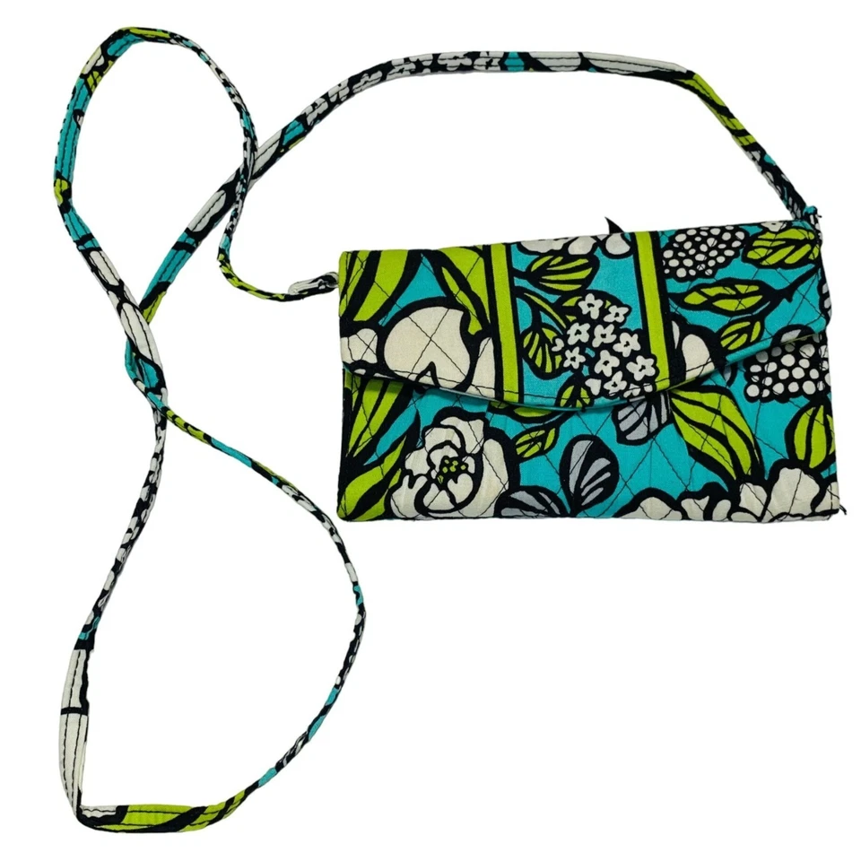 Vera Bradley Triple Cartera Bandolera Cartera Hipster Rumba Bolso sin asas Azul Retirado Foto 2 de 4