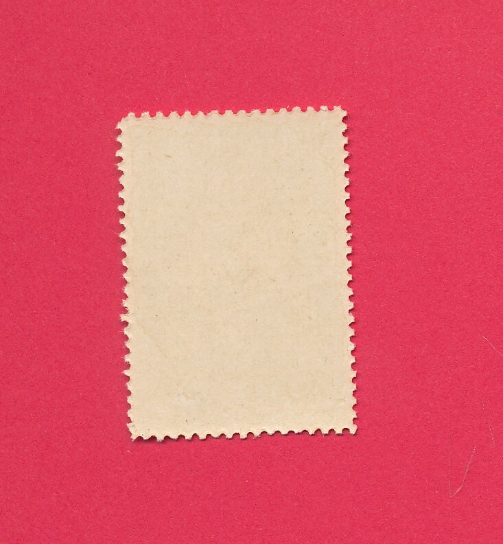 VINTAGE CARACAS VENEZUELAN PLAYER BATTING BASEBALL STAMP MADE IN