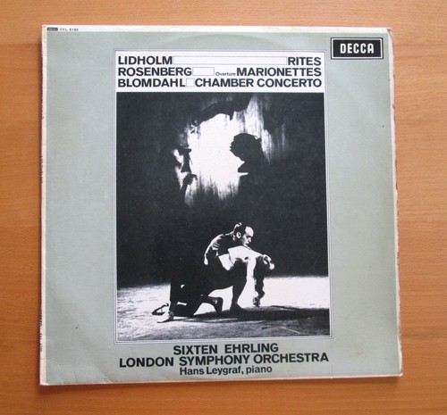 SXL 6180 ED1 Lidholm Rites Rosenberg Marionettes Sixten Ehrling Decca 1st WBG - Picture 4 of 5