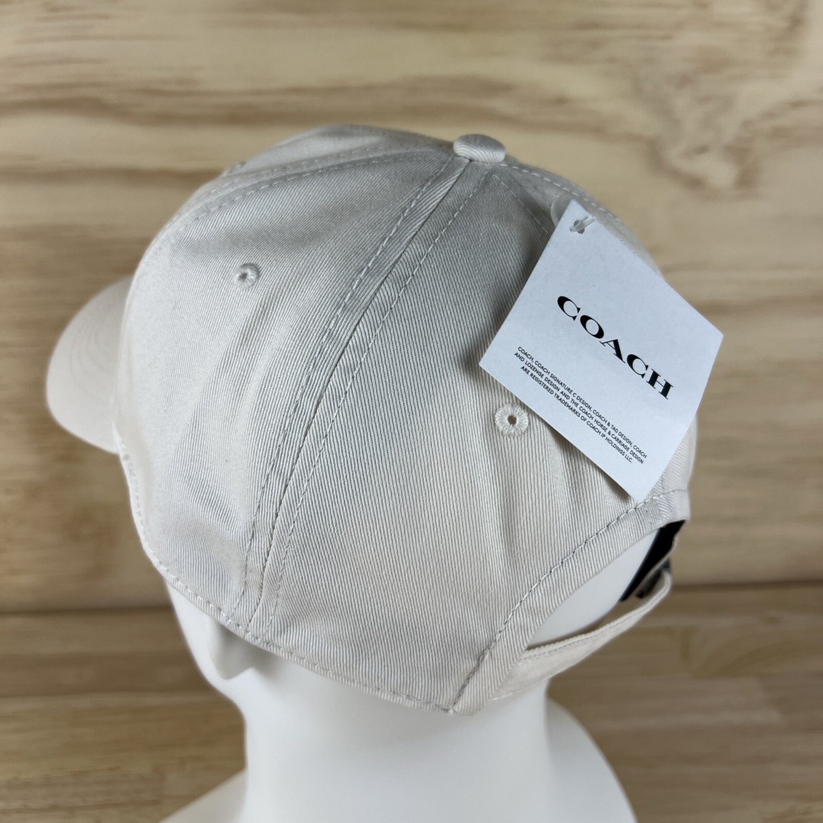Coach Chalk Embroidered Baseball Hat XS/S Coach Chalk Embroidered Adjustable Baseball Cap Hat One Size  main image 2