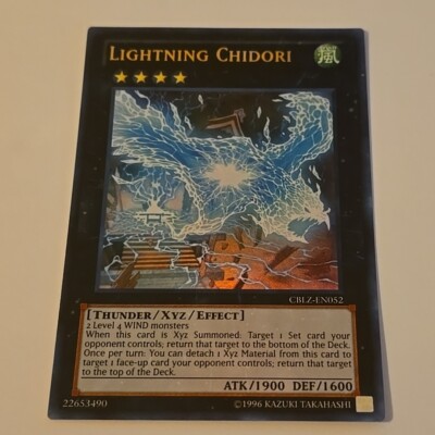 遊戯王OCG デュエルモンスターズ Lightning Chidori 1st Edition YuGiOh Lightning Chidori Ultra Rare 1st Edition CBLZ-EN052 | eBay