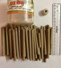 100 gms India PREMIUM PANCH DHENU (estiércol de vaca) DHOOP INCIENSO PALITOS puja 8 cm