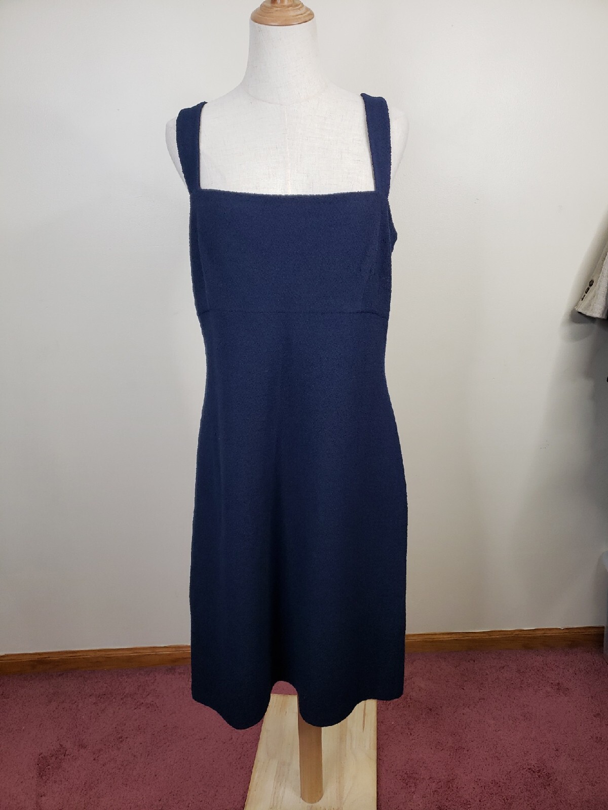 ST. JOHN Couture Marie Gray Collection $1195 Navy Tex… - Gem