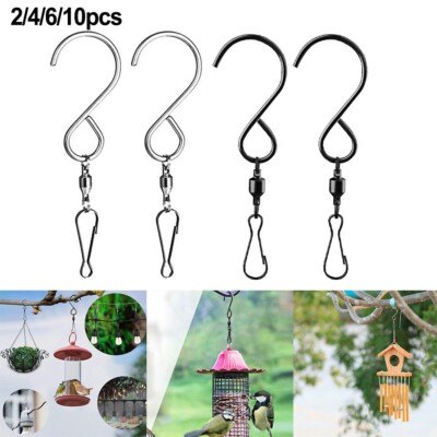 Rotating Hooks 3D Wind Spinners Sturdy 306 Degree Bearing Rotating Small
