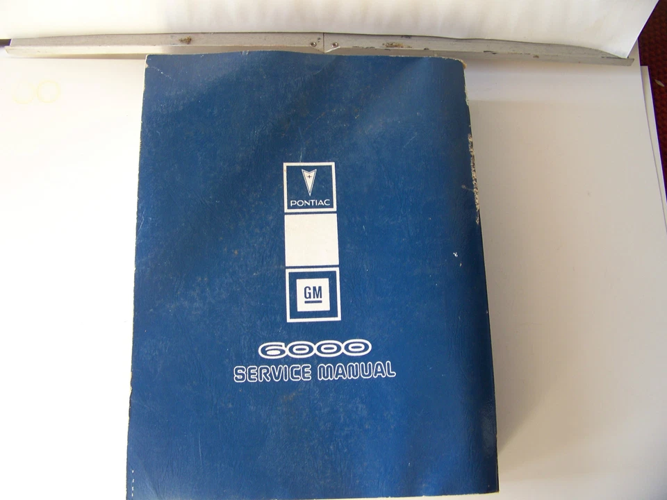 Pontiac 6000 1986 manual de servicio GM P/N S8610A Foto 3 de 3