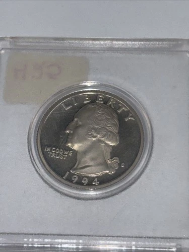 1993 & 1994 S Proof Silver Washington Quarters Frosty Cameo’s/ Bonus ‘96 Silver