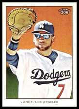James Loney 2009 Topps 206 #128 Dodgers MLB READ FREE SHIPPING AutographDen