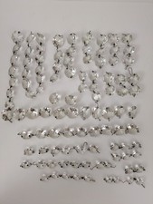 Vintage Crystal Chandelier Glass Prisms 8 Sizes Replacement Crafting Lot Of 103