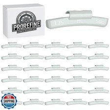 Upgraded 1.75 oz Clip On Wheel Weights for Steel Rims Corrosion-Resistant Coa