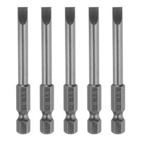 "5 StüCk SL5 Schlitzschraubendreher-Bits, 5 Mm Flachkopf-Schraubendreher-Bit 2,6\""
