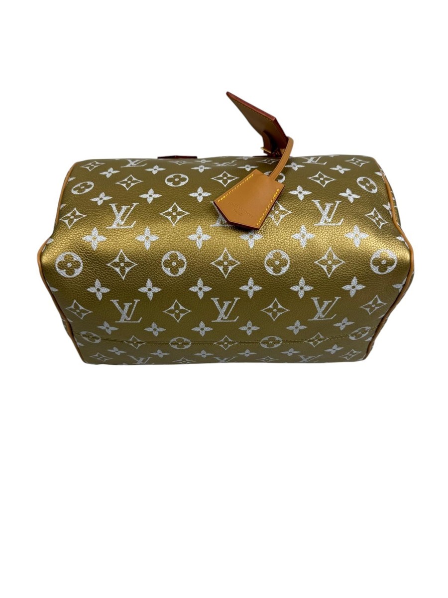 Louis Vuitton Speedy P9 Bandoulière 30 Gold Kintsugi Calfskin