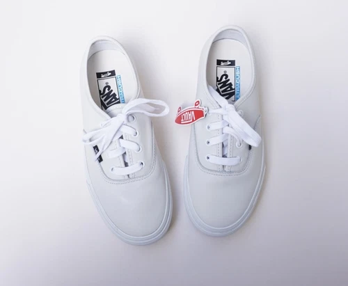 Rare sneakers Vans Vault autentiche classiche in pelle bianca Ultra Cush donna 7 5