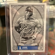 2021 Topps Gypsy Queen Black & White #212 SP Aaron Judge #8/50 YANKEES