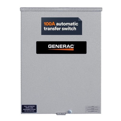 Generator Transfer Switch 100 Amp Automatic Single Phase NEMA 3R Generac