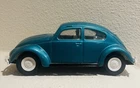 Vintage 1960's Mini Tonka Toys - Teal Green VW Volkswagen Beetle Car 52680