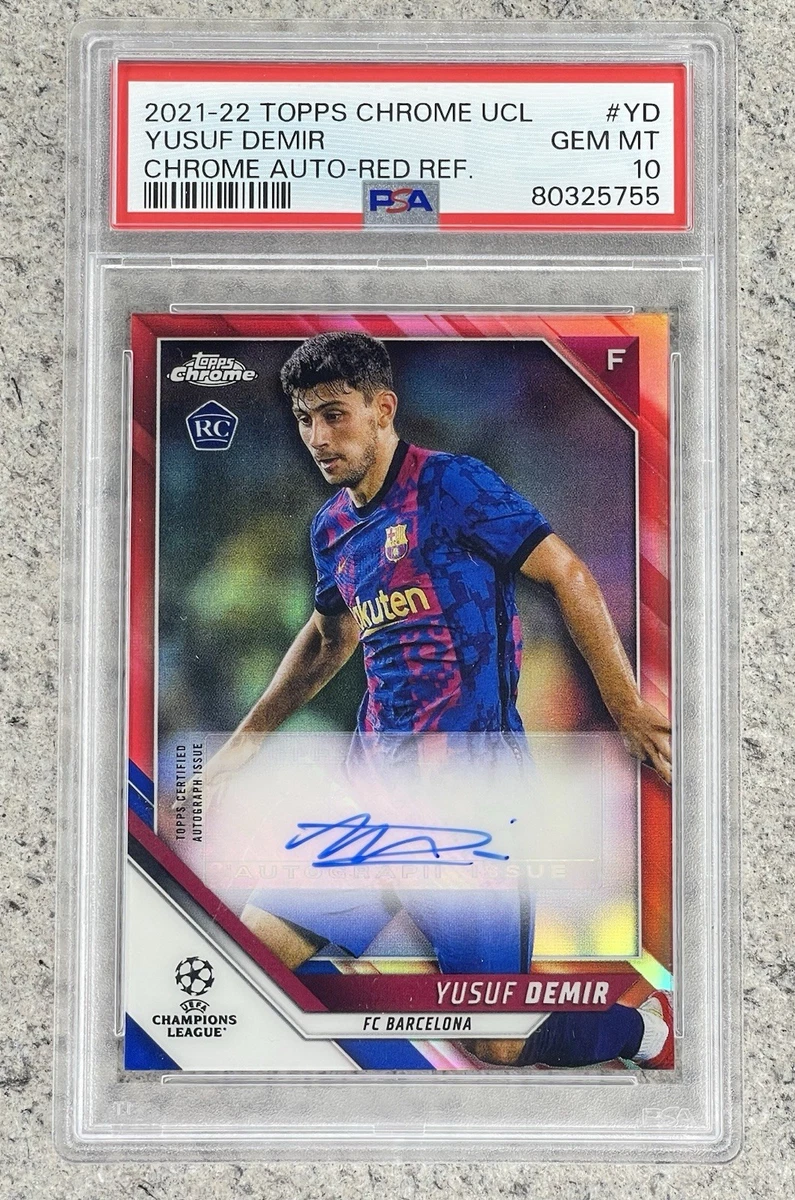 Topps Soccer FC Barcelona Autographed Sports Trading Cards