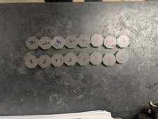 16 Kenametal Ky3500 Ceramic Octagon Insert