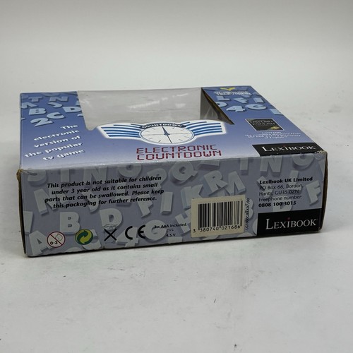 Lexibook Electronic Countdown Yorkshire Television 2000 juego portátil en caja - Imagen 13 de 18