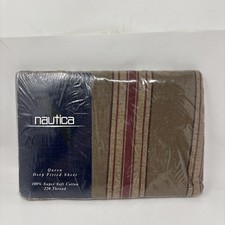 Nautica Jazon Queen Deep Fitted Sheet - 220TC - 100 Super Soft Cotton