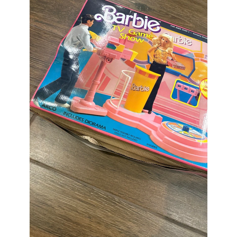 Barbie TV Game Show 1987 vintage juego juguete Mattel Acro coleccionable retro años 80 Foto 3 de 3