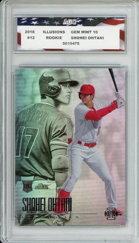 2018 Panini Illusions #12 Shohei Ohtani Rookie AGC 10 Gem Mint LA Angels