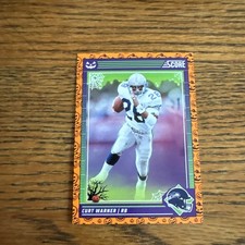 Curt Warner Orange Pumpkins 2024 Score A Treat Football #260 Seattle Seahawks