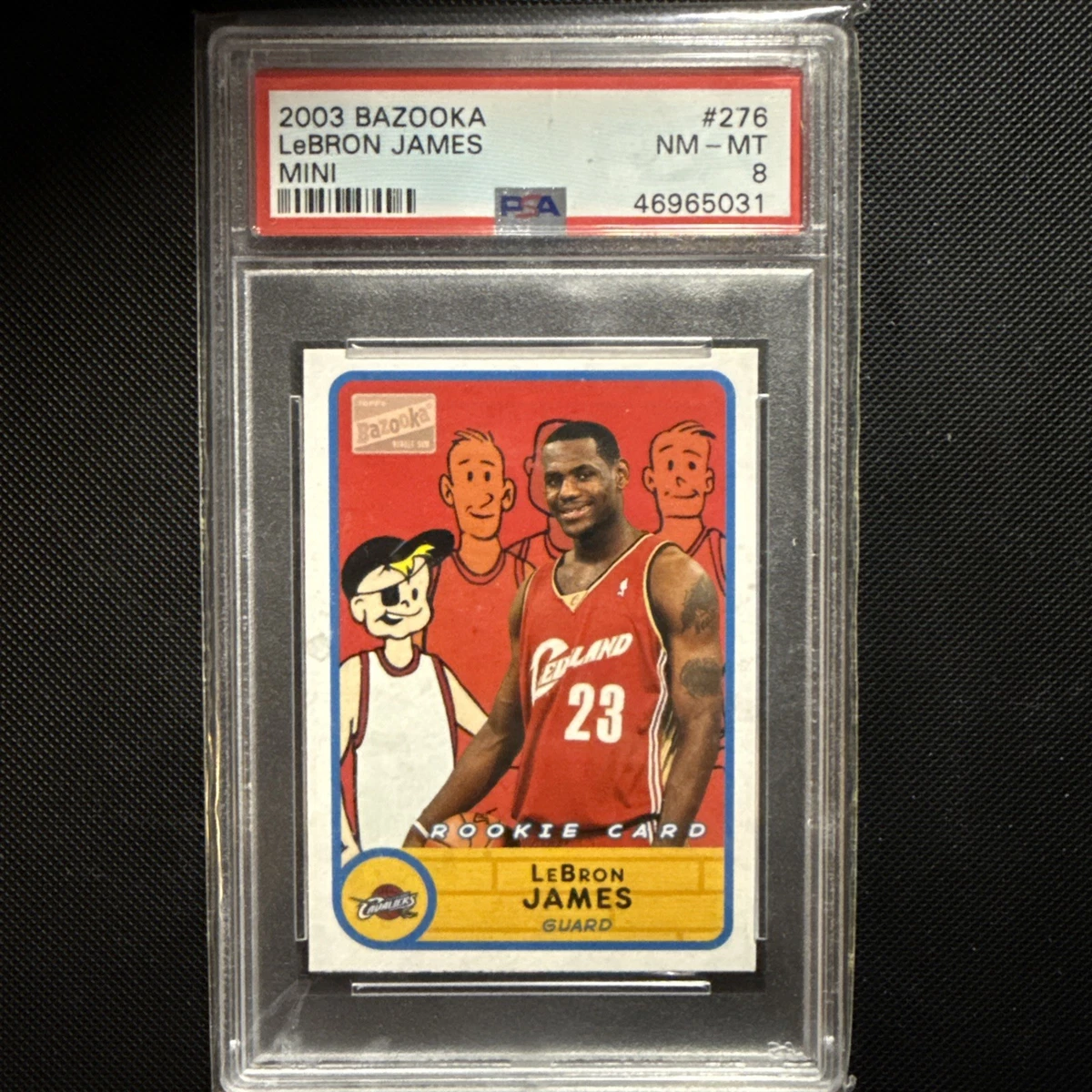 Bazooka LeBron James Basketball Sports Trading Card Singles for